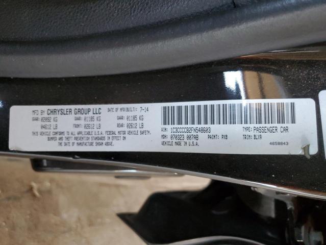 2015 CHRYSLER 200 C - 1C3CCCCB2FN548603