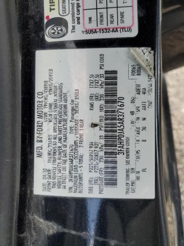 2010 FORD FUSION SEL - 3FAHP0JA5AR371670