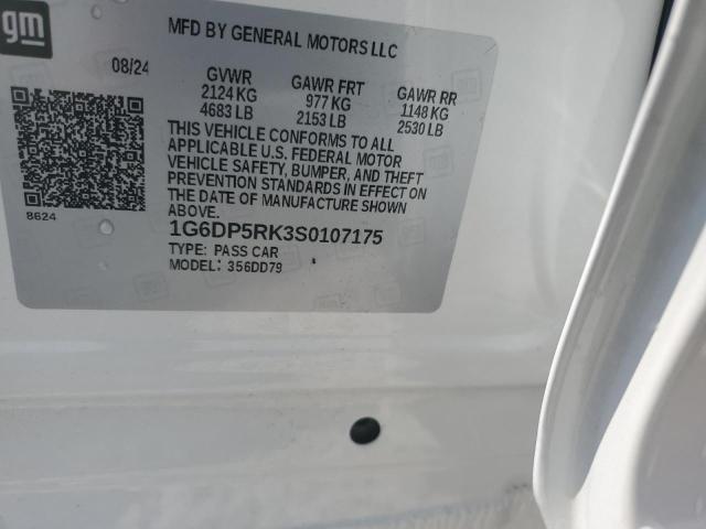 2025 CADILLAC CT5 SPORT 1G6DP5RK3S0107175