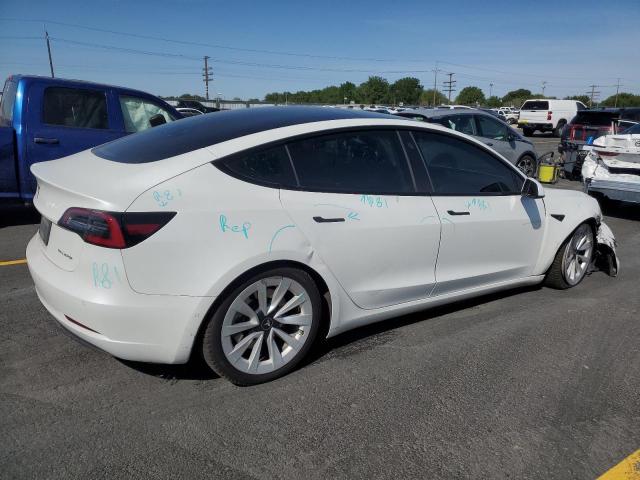 Vin: 5yj3e1eb0mf050922, lot: 57625905, tesla model 3 20213