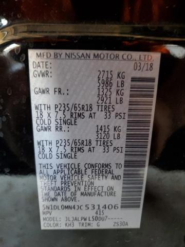 2018 INFINITI QX60 5N1DL0MN4JC531406