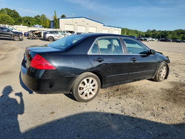 HONDA ACCORD EX 2007 black  gas 1HGCM66547A038750 photo #4