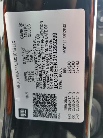 2021 CHEVROLET COLORADO Z - 1GCGTEEN3M1293299