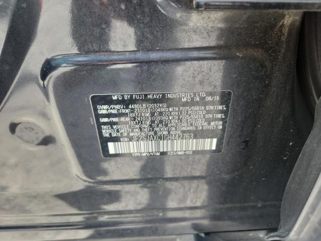 2016 SUBARU FORESTER 2 - JF2SJAXC1GH442763