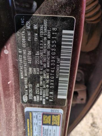2019 KIA OPTIMA LX - 5XXGT4L33KG355118