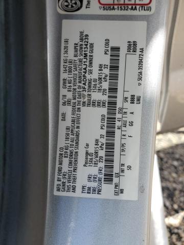 2018 FORD FIESTA S 3FADP4AJ1JM134239