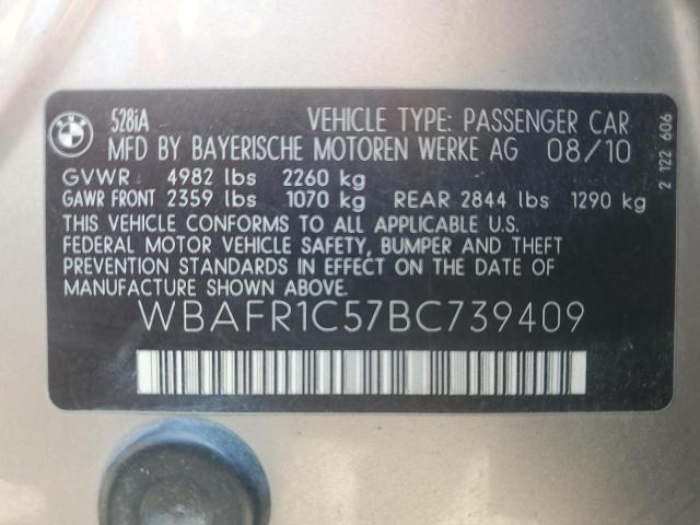 wbafr1c57bc739409 - 2011 Bmw 5 series i - #62523335