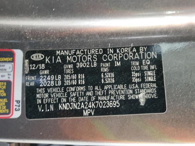 2019 KIA SOUL - KNDJN2A24K7023695