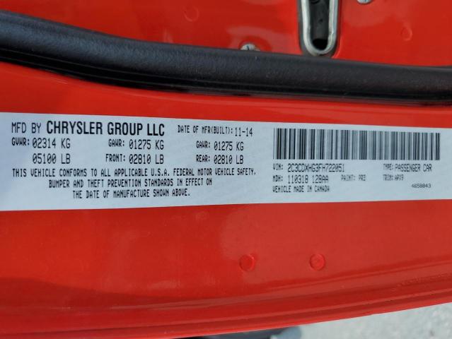 2015 DODGE CHARGER SX - 2C3CDXHG3FH722051