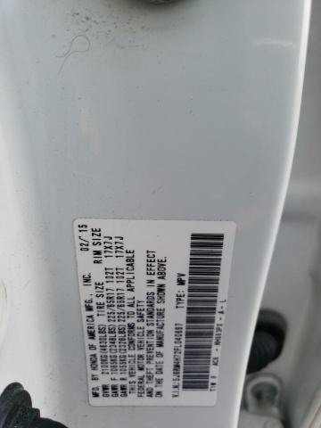 2015 HONDA CR-V EXL 5J6RM4H72FL040697