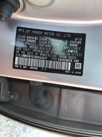2017 HONDA ACCORD HYB - JHMCR6F57HC028637