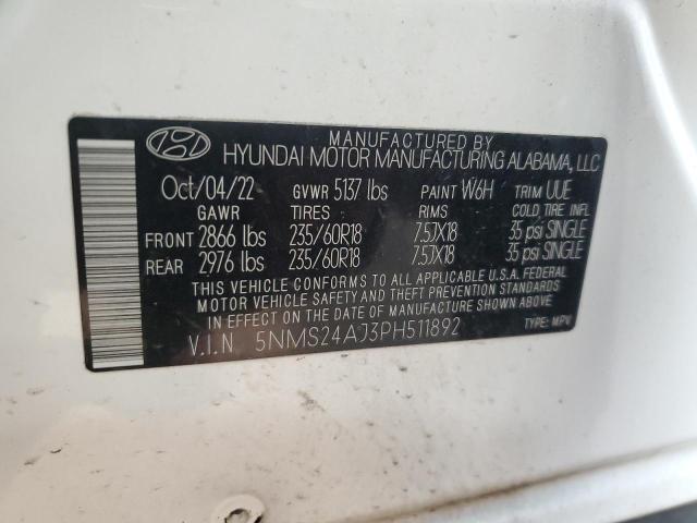 2023 HYUNDAI SANTA FE S - 5NMS24AJ3PH511892