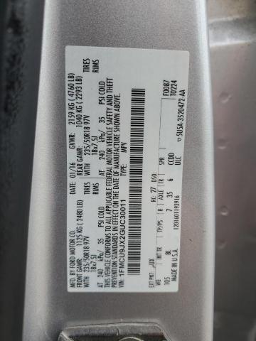 2016 FORD ESCAPE TIT 1FMCU9JX2GUC30011