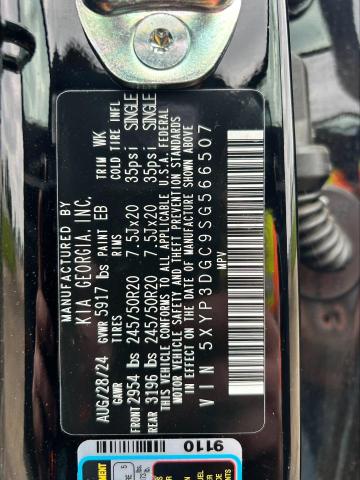 2025 KIA TELLURIDE 5XYP3DGC1SG570082
