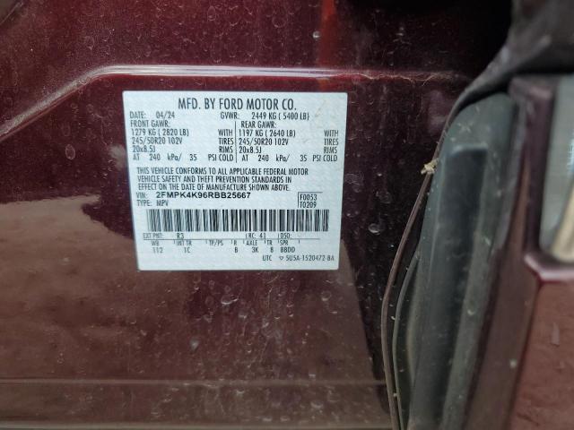 2024 FORD EDGE TITAN - 2FMPK4K96RBB25667