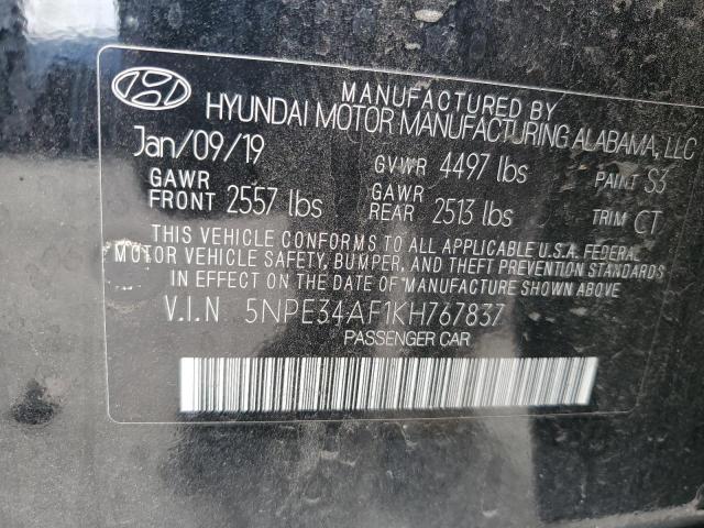 2019 HYUNDAI SONATA LIM 5NPE34AF1KH767837