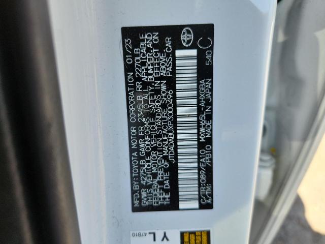 2023 TOYOTA PRIUS LE JTDADABUXP3000496