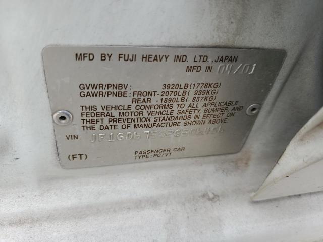 2002 SUBARU IMPREZA RS #3302931609