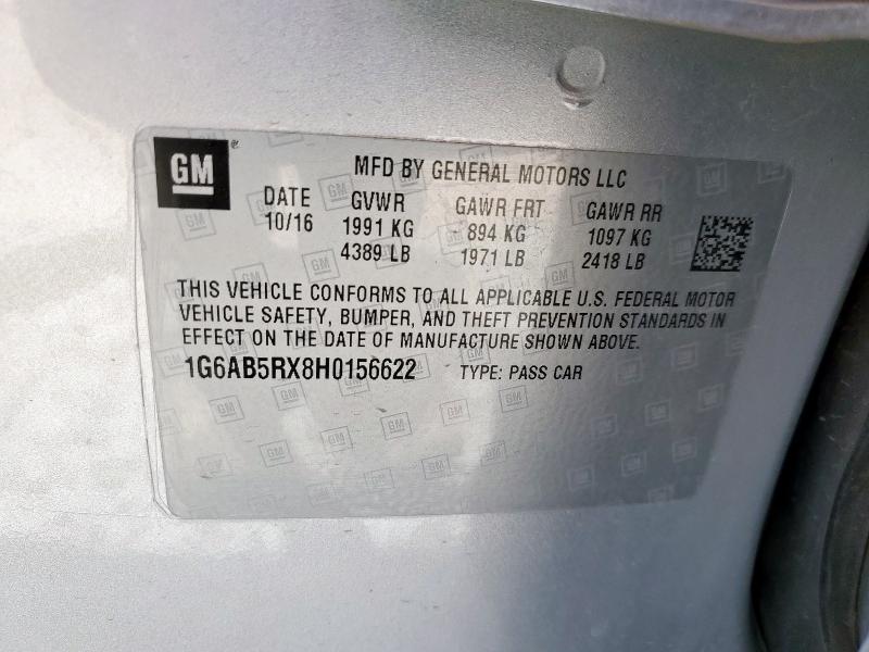 2017 CADILLAC ATS LUXURY 1G6AB5RX8H0156622