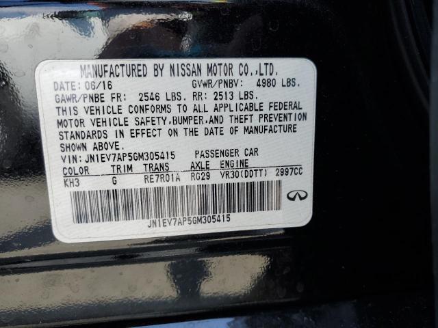 2016 INFINITI Q50 PREMIU JN1EV7AP5GM305415