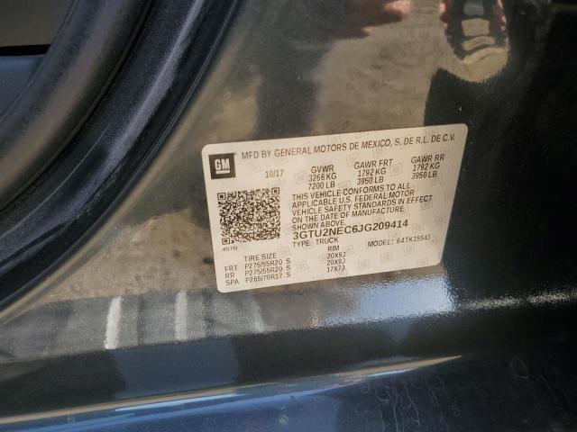 2018 GMC SIERRA K15 - 3GTU2NEC6JG209414