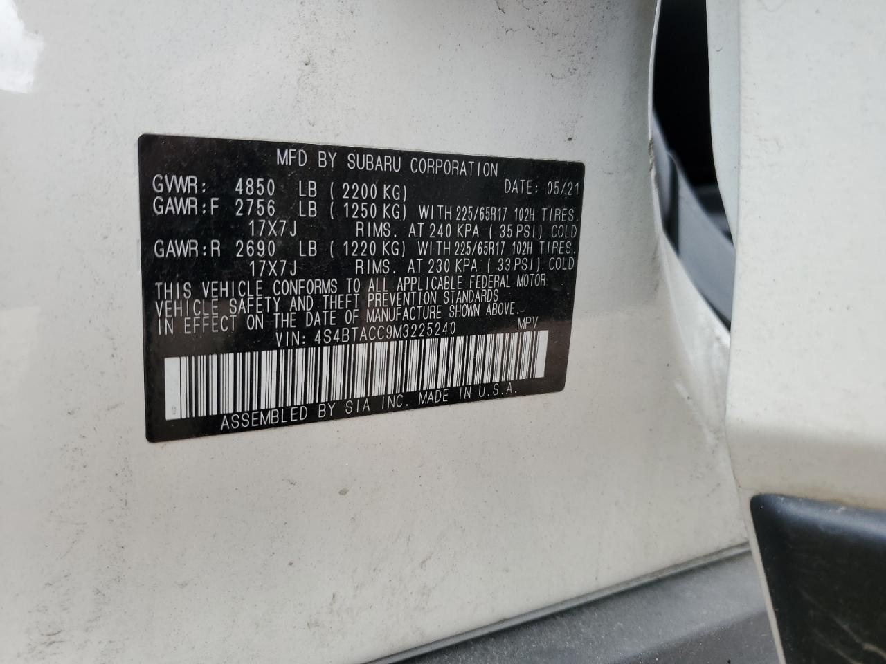 SUBARU OUTBACK PREMIUM