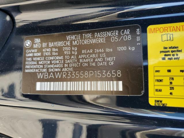 2008 BMW 328 I SULE #3263934175