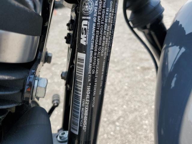 2022 HARLEY-DAVIDSON XL883 N 1HD4LE21XNB404543