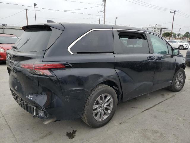 TOYOTA SIENNA LE 2021 black  hybrid engine 5TDKRKECXMS056186 photo #4