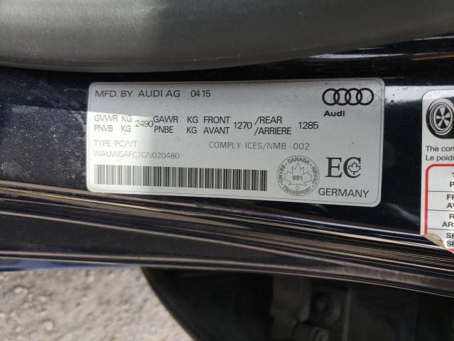 2016 AUDI A7 PREMIUM - WAUWGAFC7GN020480