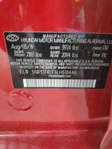 2020 HYUNDAI ELANTRA SE - 5NPD74LF3LH518440