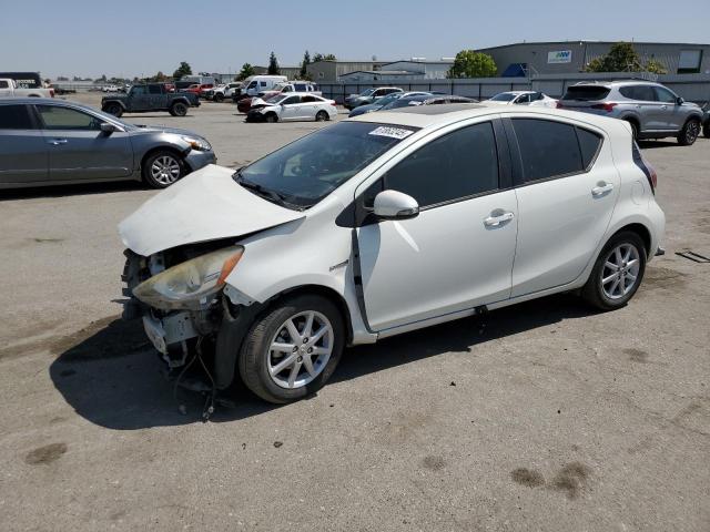 TOYOTA PRIUS C 2015 white  hybrid engine JTDKDTB30F1088038 photo #1
