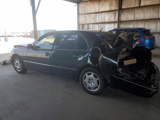 LEXUS LS 2002 black  gas JTHBN30F120053436 photo #3