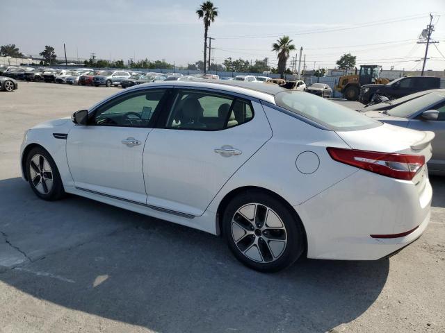 KIA OPTIMA HYB 2012 white  hybrid engine KNAGM4AD3C5023594 photo #3