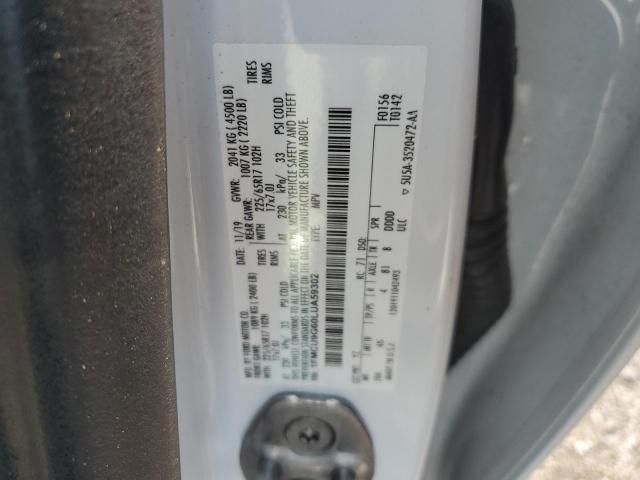 2020 FORD ESCAPE SE - 1FMCU9G60LUA59302