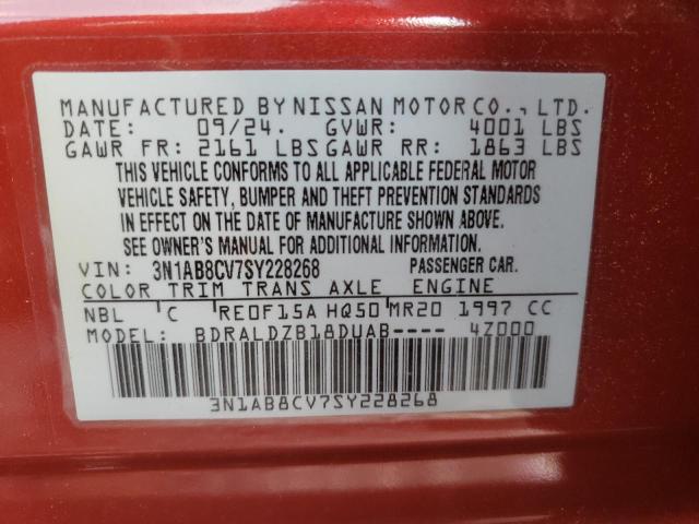 2025 NISSAN SENTRA SV - 3N1AB8CV7SY228268