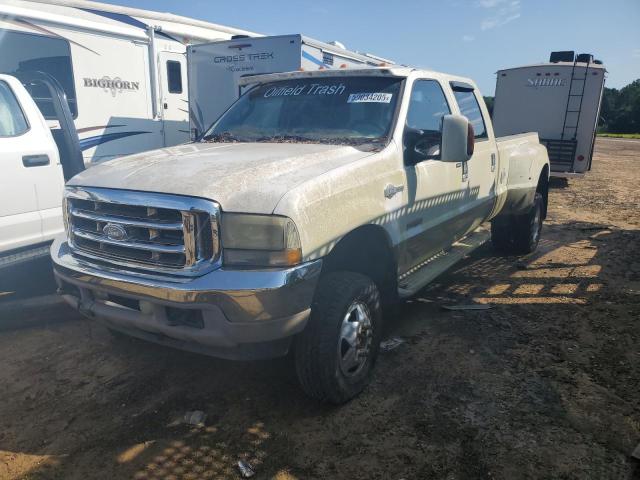FORD F350 SUPER 2004 white crew pic diesel 1FTWW33P34EC52630 photo #3