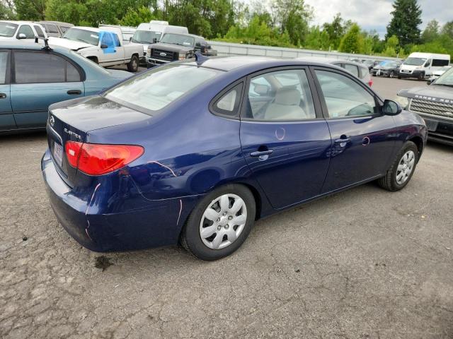 HYUNDAI ELANTRA GL 2009 blue  gas KMHDU46D69U668622 photo #4