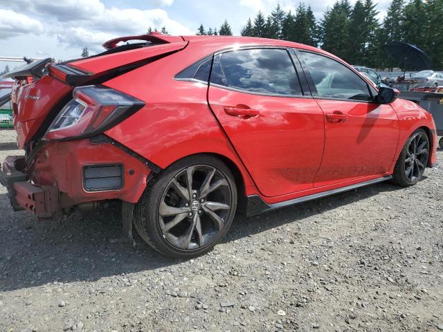 Vin: shhfk7h47ju426175, lot: 60207915, honda civic sport 20183