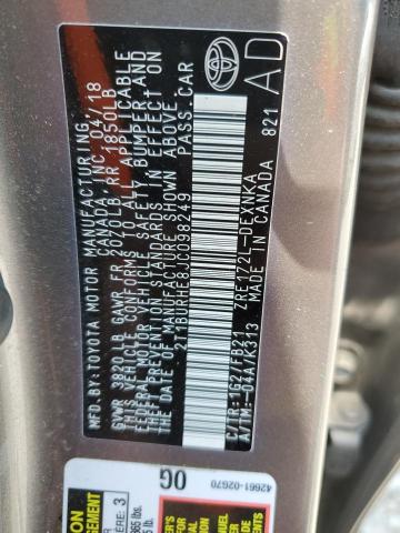 2018 TOYOTA COROLLA L - 2T1BURHE8JC098249
