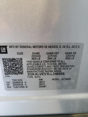 2020 GMC TERRAIN SL 3GKALVEV3LL246906