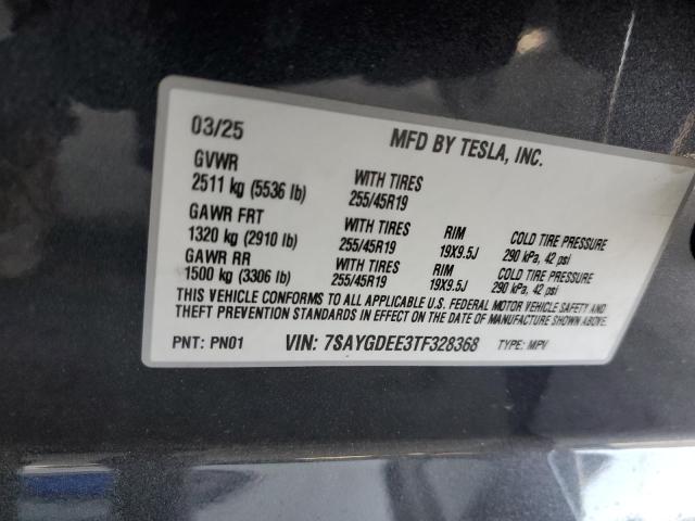 2026 TESLA MODEL Y - 7SAYGDEE3TF328368