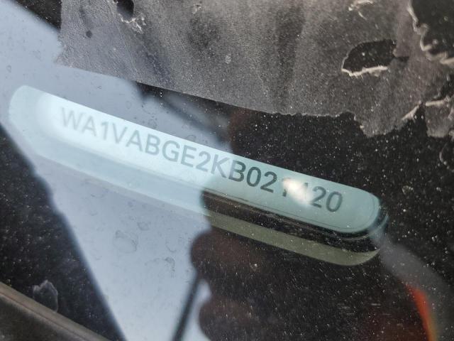 2019 AUDI E-TRON PRE WA1VABGE2KB021420