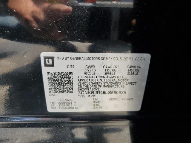 2020 CHEVROLET BLAZER 3LT 3GNKBJR46LS590935
