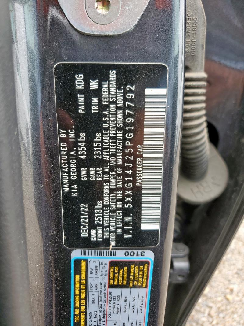 2023 KIA K5 LXS 5XXG14J25PG197792