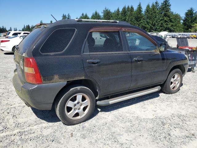 KIA SPORTAGE L 2007 black  gas KNDJF724577303580 photo #4