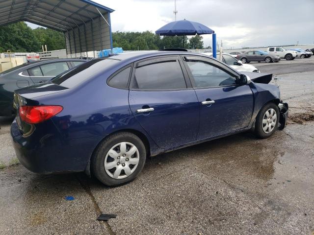 HYUNDAI ELANTRA GL 2008 blue sedan 4d gas KMHDU46D98U282310 photo #4