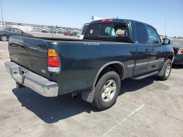 TOYOTA TUNDRA ACC 2000 green  gas 5TBRT3416YS027031 photo #4