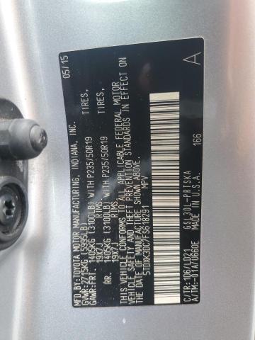 2015 TOYOTA SIENNA SPO 5TDXK3DC7FS618291