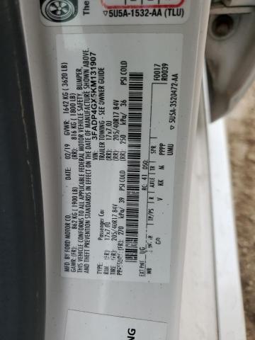 2019 FORD FIESTA ST 3FADP4GX5KM131907